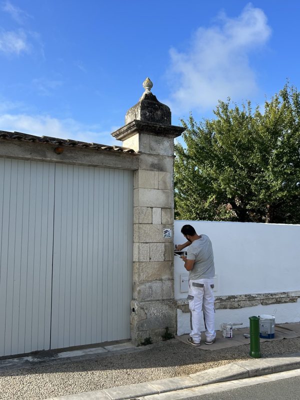 Peinture mur extérieur